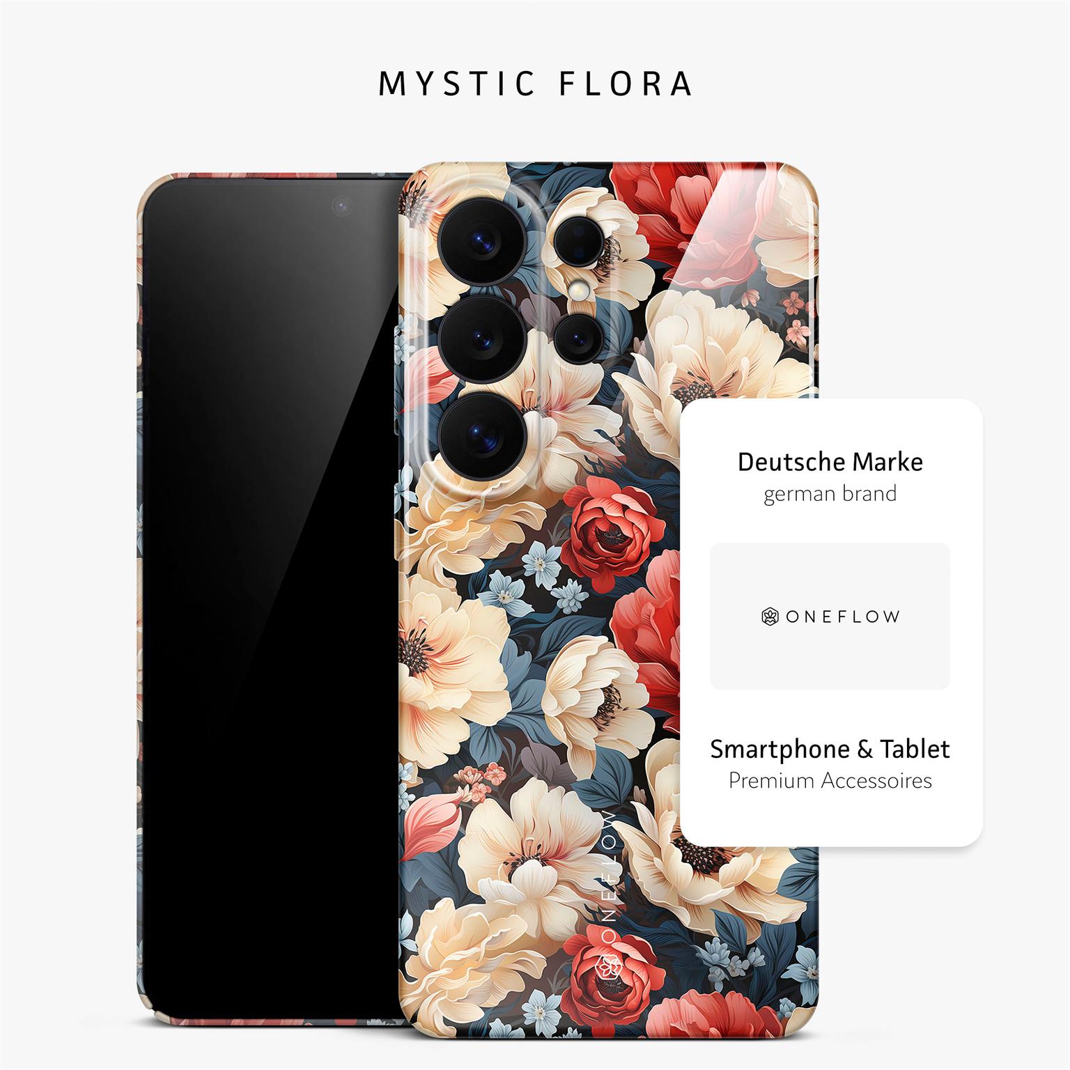 Flower Cover für Samsung Galaxy S26 Ultra in der Farbe Mystic Flora (Rot)