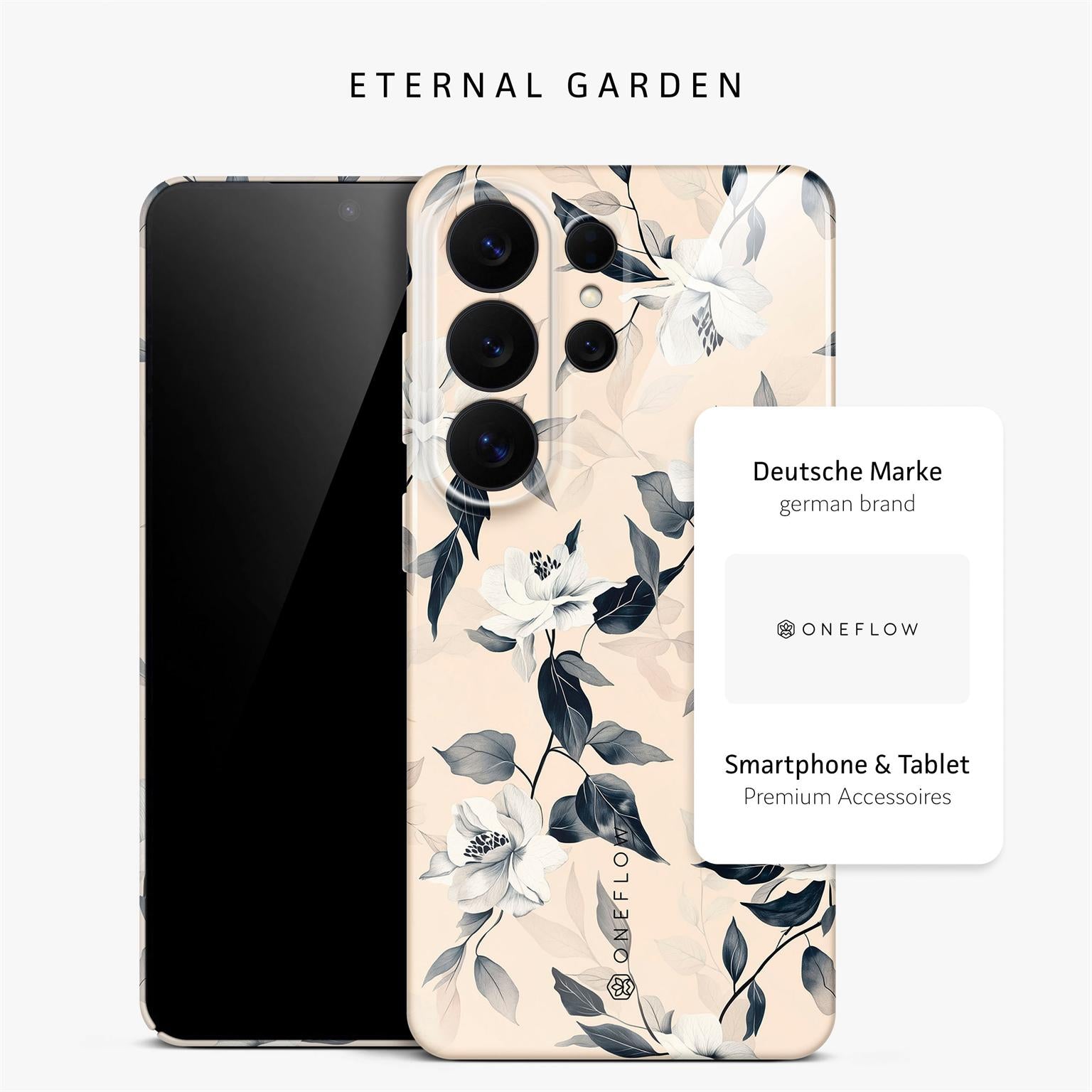 Flower Cover für Samsung Galaxy S26 Ultra in der Farbe Eternal Garden (Blau)