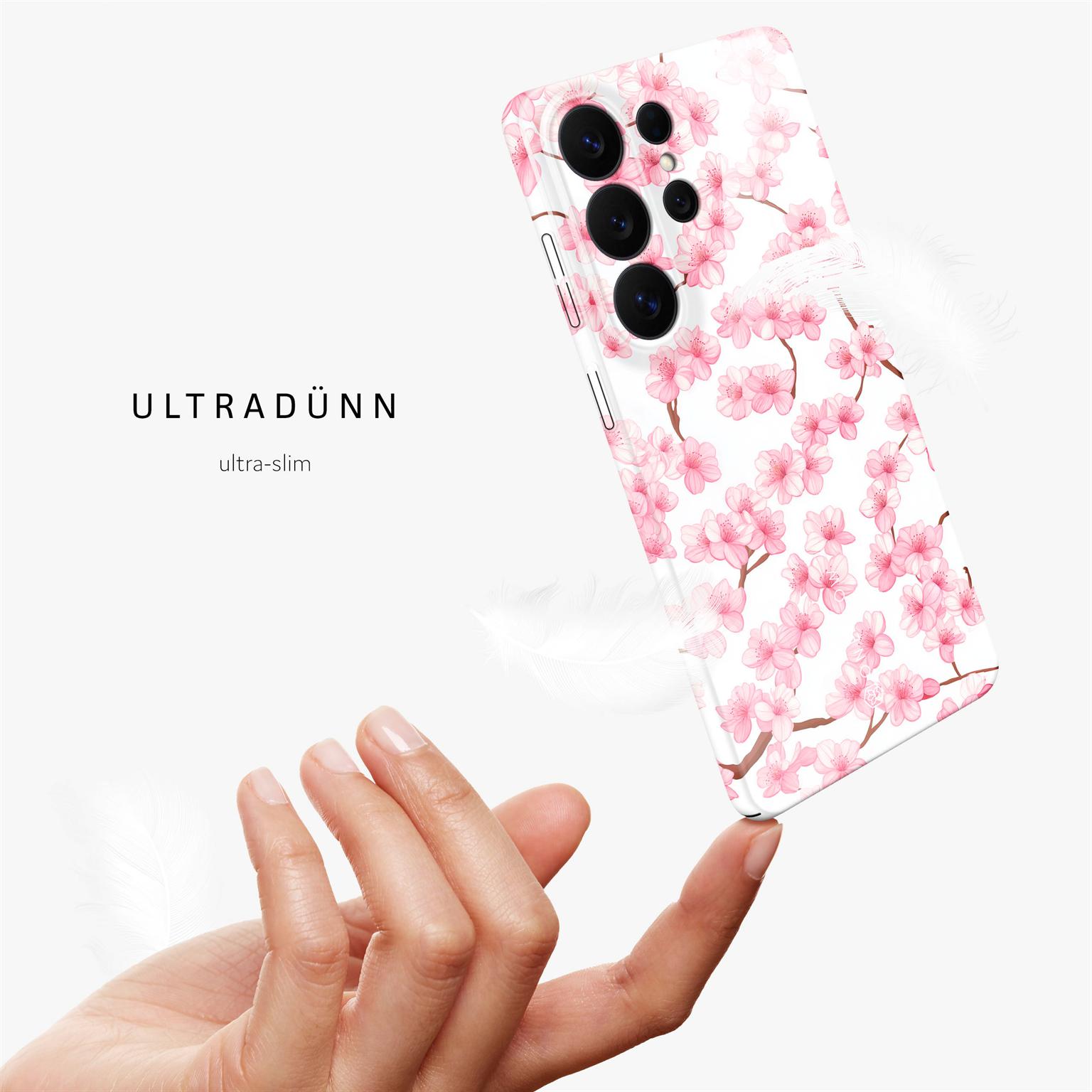 Flower Cover für Samsung Galaxy S26 Ultra in der Farbe Sakura Breeze (Rosa / Pink)