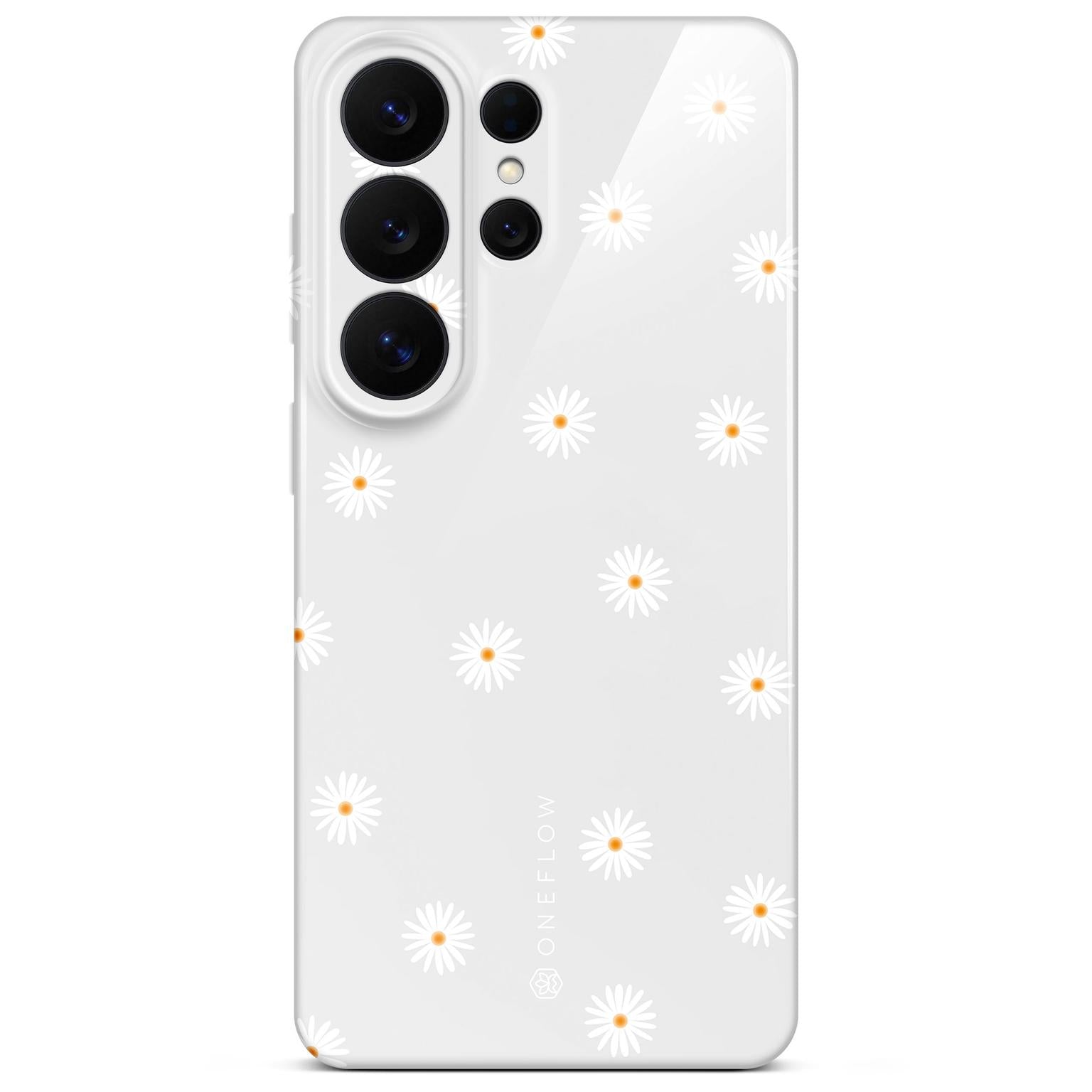 Splash Case für Samsung Galaxy S26 Ultra in der Farbe Daisy Delight (Weiß)