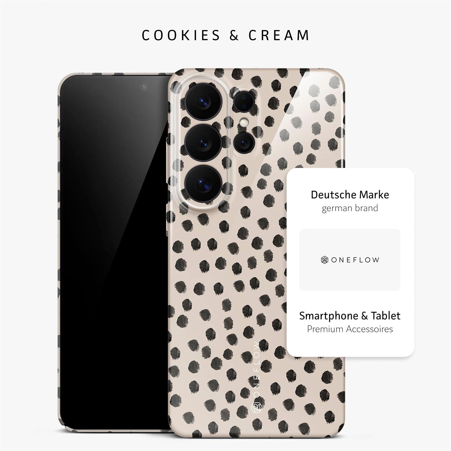 Splash Case für Samsung Galaxy S26 Ultra in der Farbe Cookies & Cream (Braun / Beige)