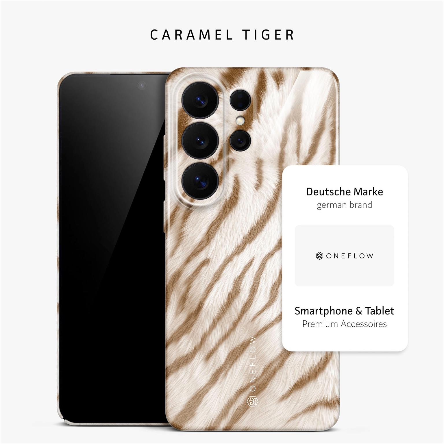 Wild Cover für Samsung Galaxy S26 Ultra in der Farbe Caramel Tiger (Braun / Beige)