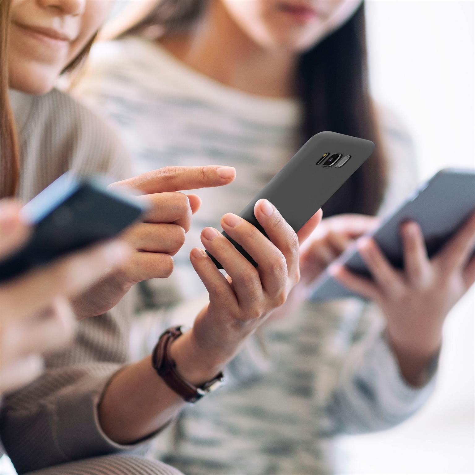 Soft Case für Samsung Galaxy S8 in der Farbe Anthrazit (Grau)