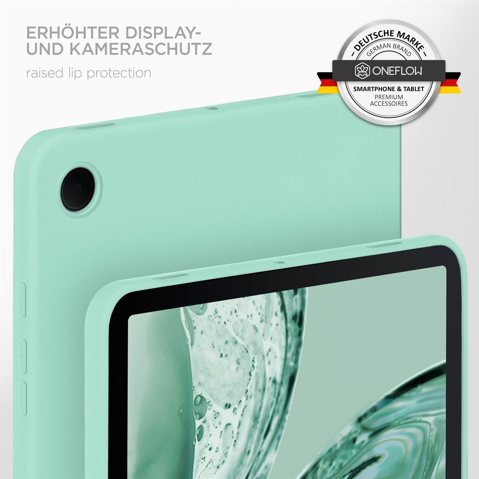 Soft Case für Samsung Galaxy Tab A8 (2021) in der Farbe Mint (Mint / Türkis)