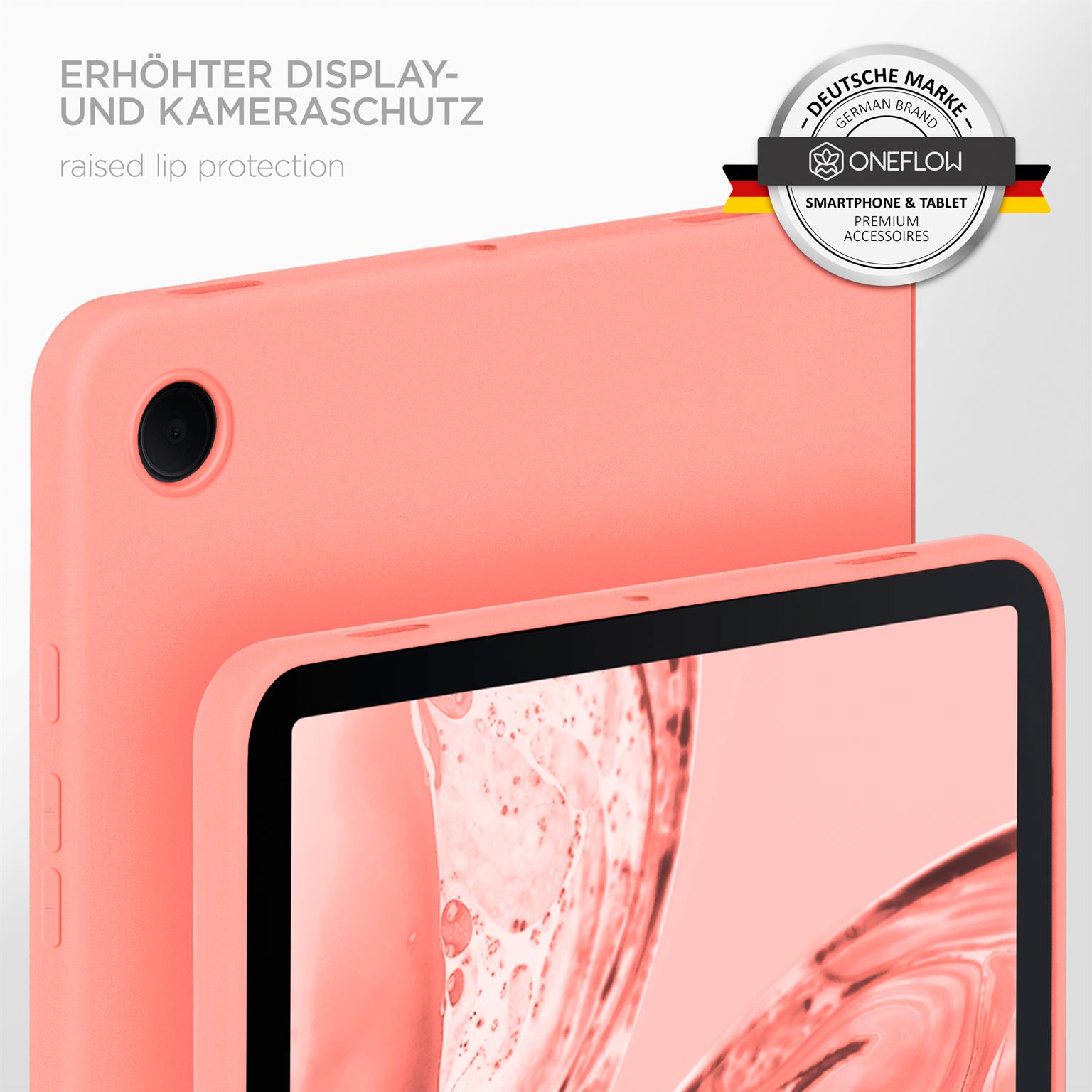 Soft Case für Samsung Galaxy Tab A8 (2021) in der Farbe Flamingo (Rosa / Pink)