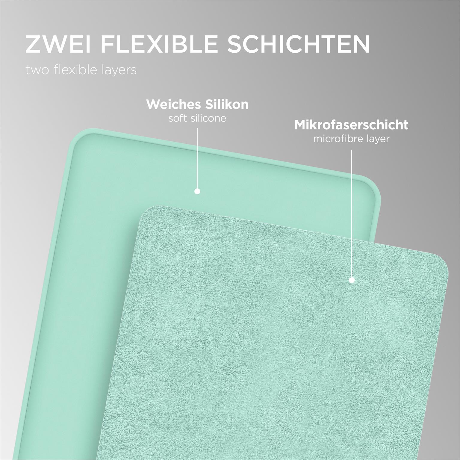 Soft Case für Samsung Galaxy Tab S6 Lite in der Farbe Mint (Mint / Türkis)