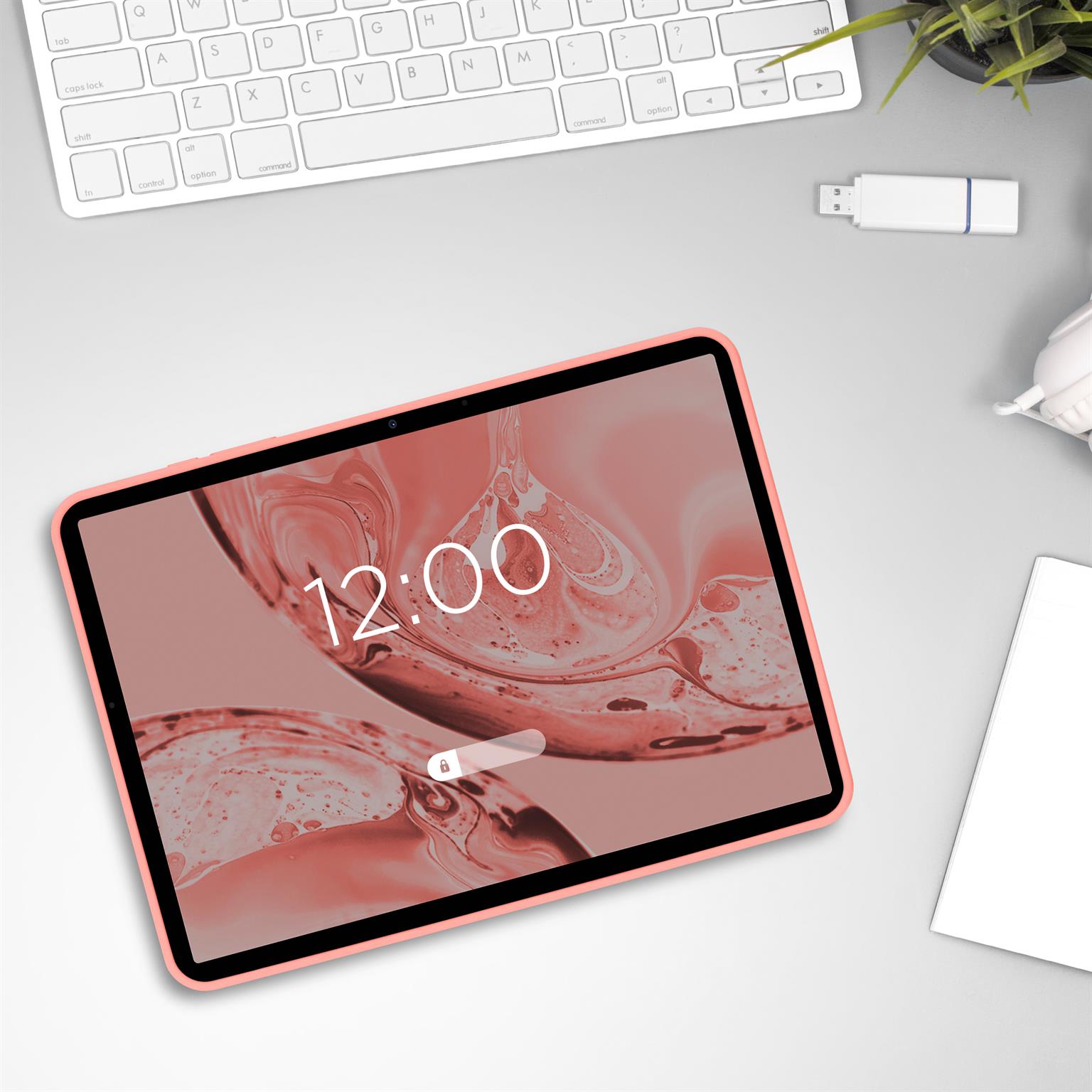 Soft Case für Samsung Galaxy Tab S7 FE in der Farbe Flamingo (Rosa / Pink)