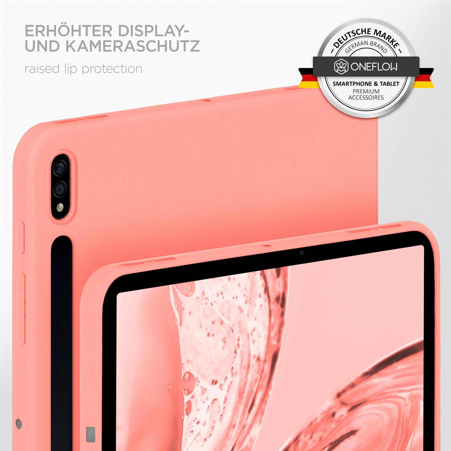 Soft Case für Samsung Galaxy Tab S8 Plus in der Farbe Flamingo (Rosa / Pink)