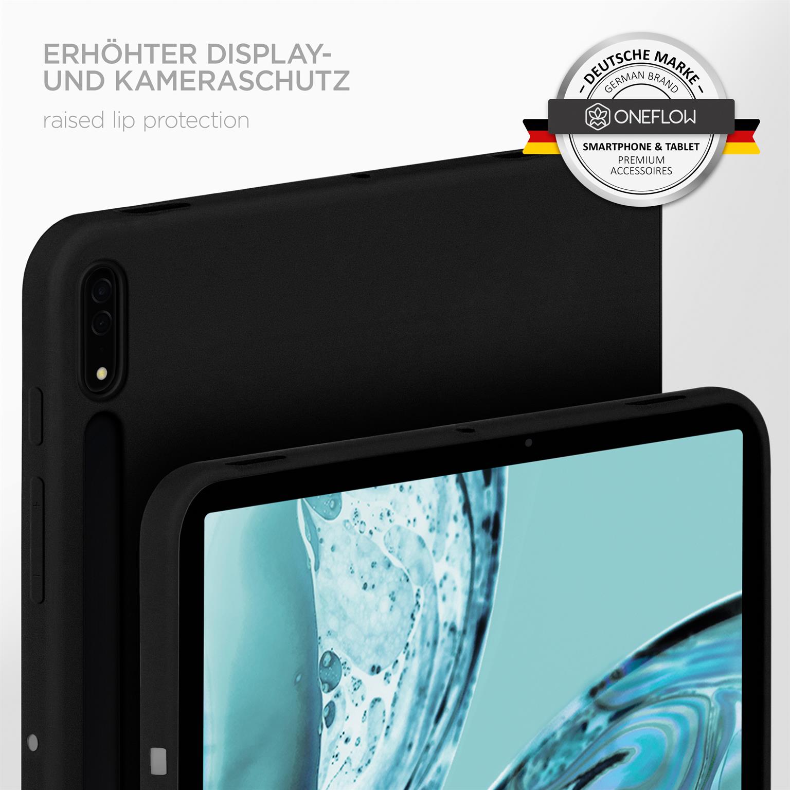 Soft Case für Samsung Galaxy Tab S8 Ultra in der Farbe Onyx Schwarz (Schwarz)