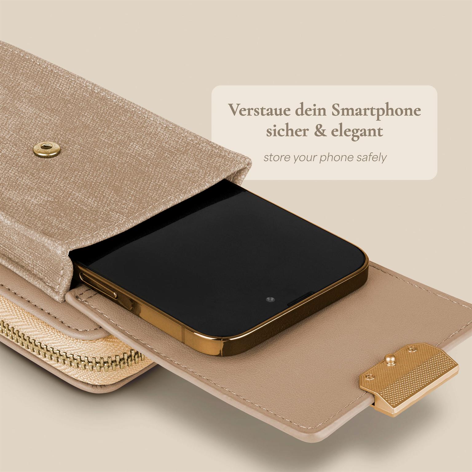 Bliss Purse in der Farbe Cream Beige (Braun / Beige)