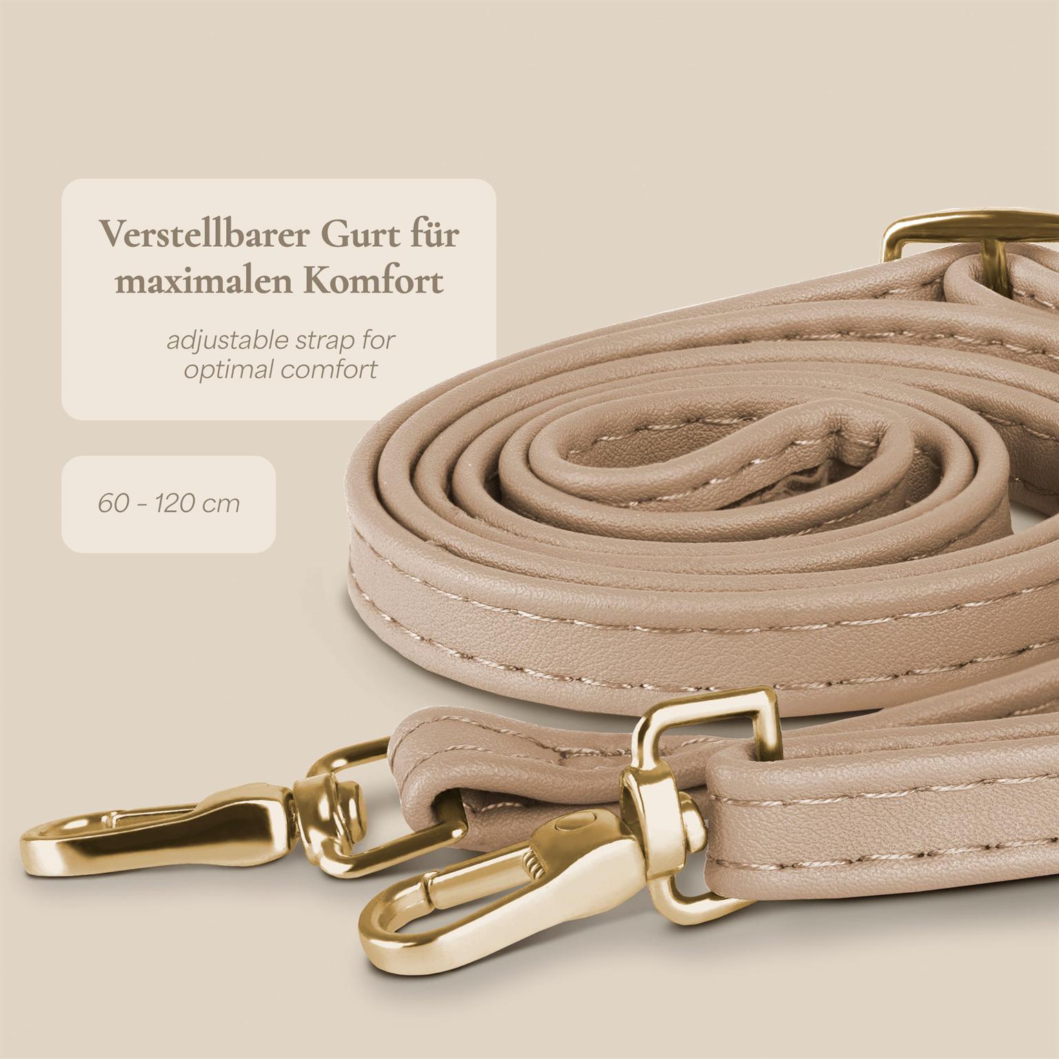 Bliss Purse in der Farbe Cream Beige (Braun / Beige)