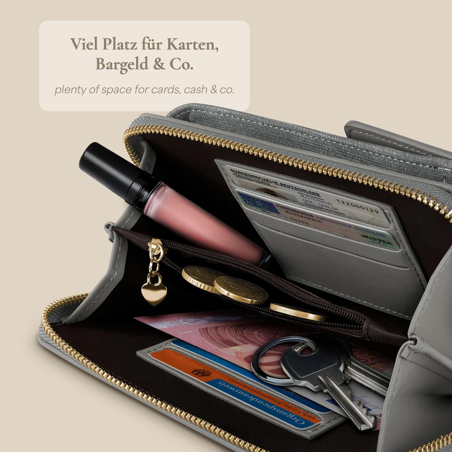Bliss Purse in der Farbe Smoky Gray (Grau)