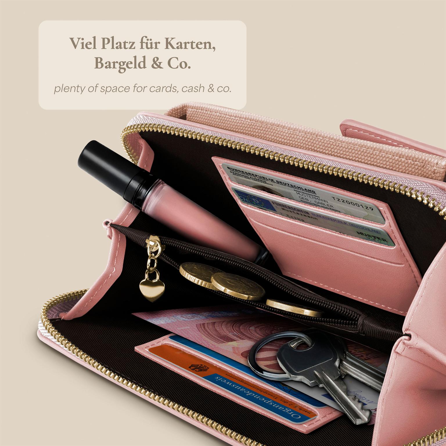 Bliss Purse in der Farbe Rose Pink (Rosa / Pink)