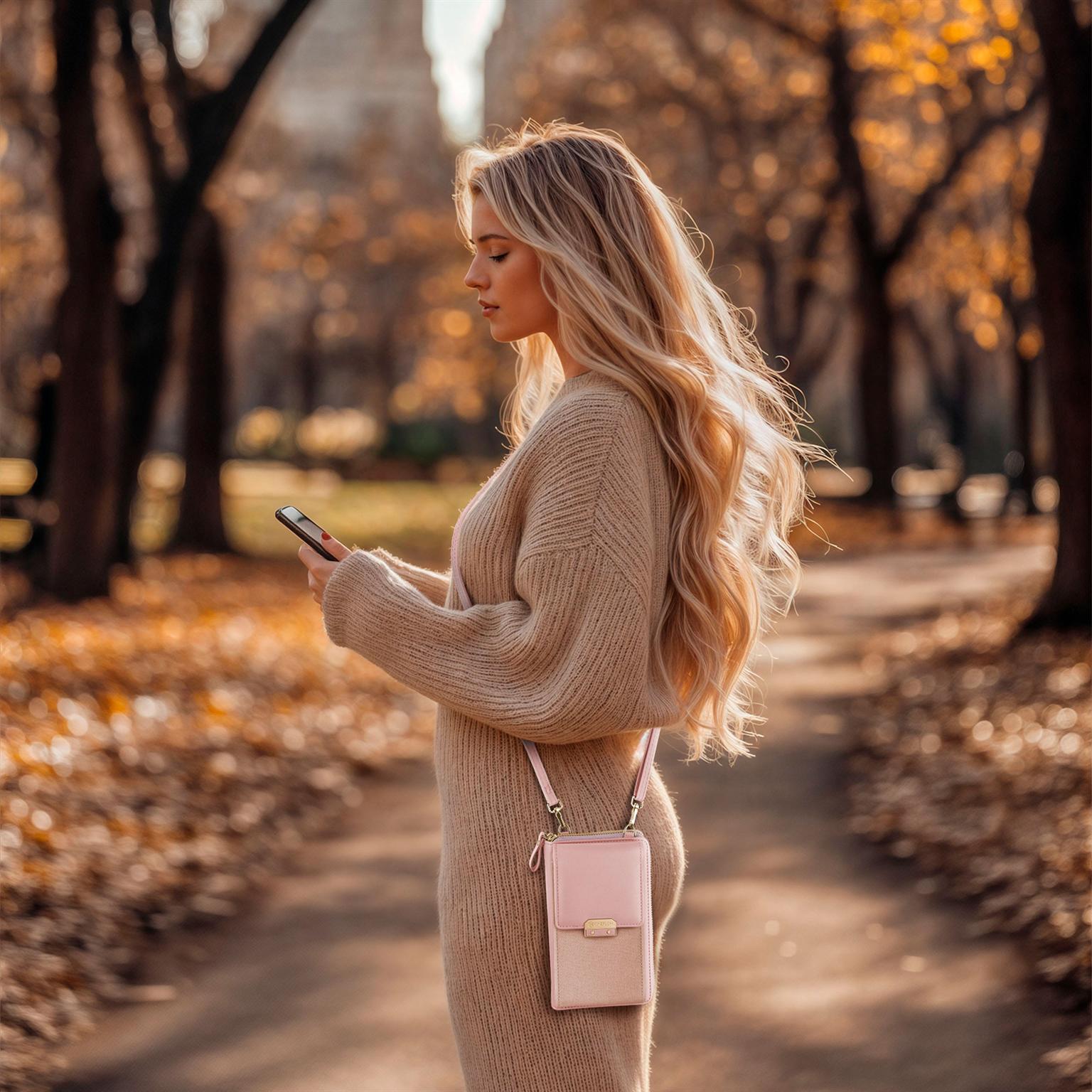 Bliss Purse in der Farbe Rose Pink (Rosa / Pink)