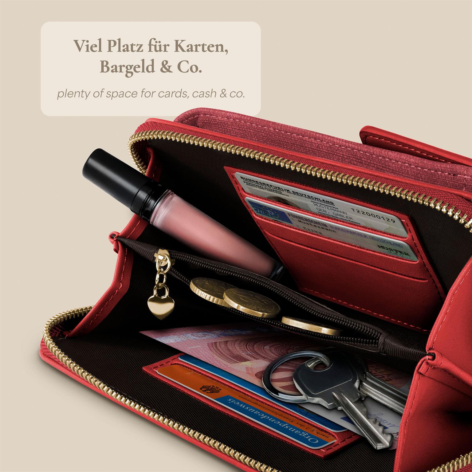 Bliss Purse in der Farbe Cherry Red (Rot)