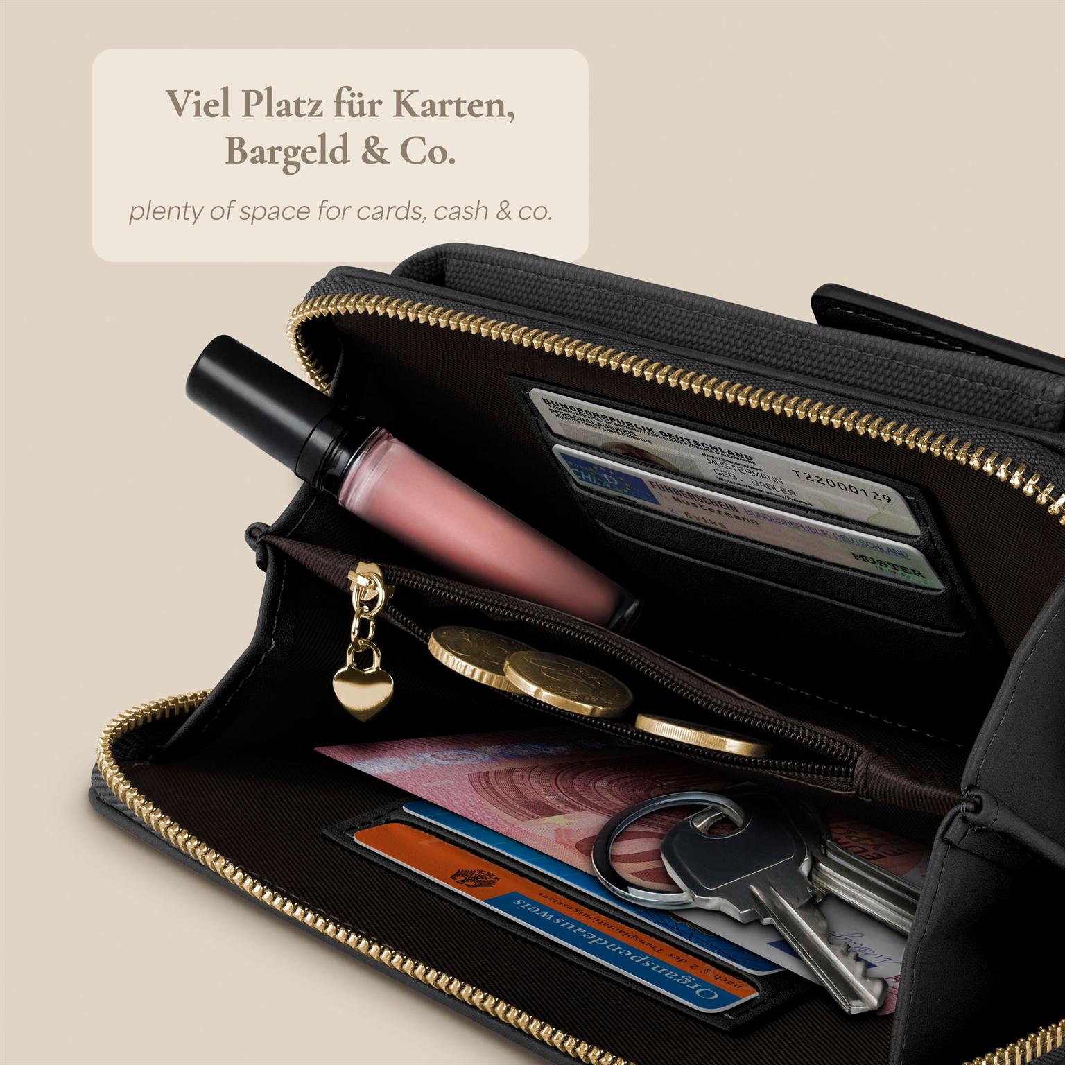 Bliss Purse in der Farbe Jet Black (Schwarz)