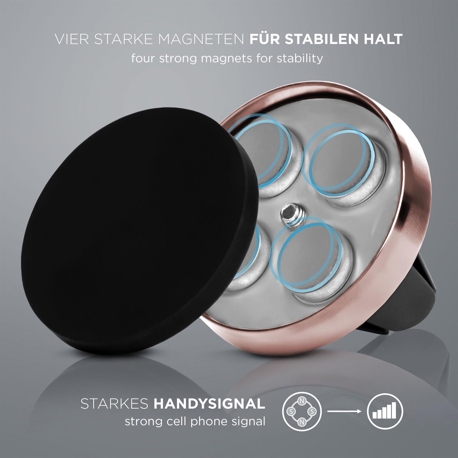 Plug Grip in der Farbe Rose Gold (Roségold)
