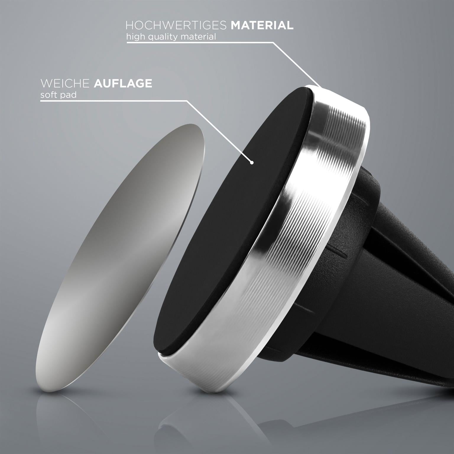 Plug Grip in der Farbe Platin (Silber)