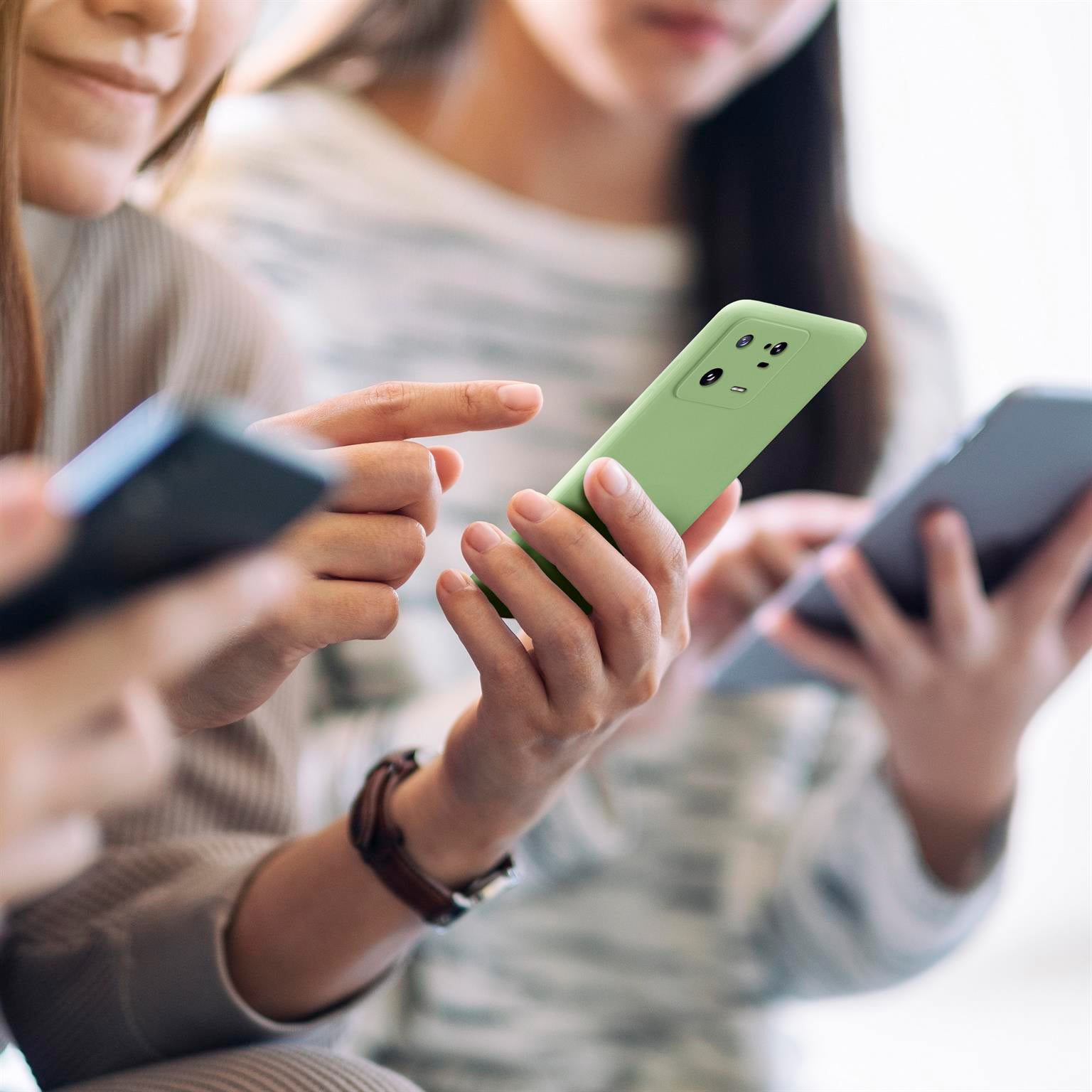 Soft Case für Xiaomi 13 Pro in der Farbe Bambusgrün (Grün)