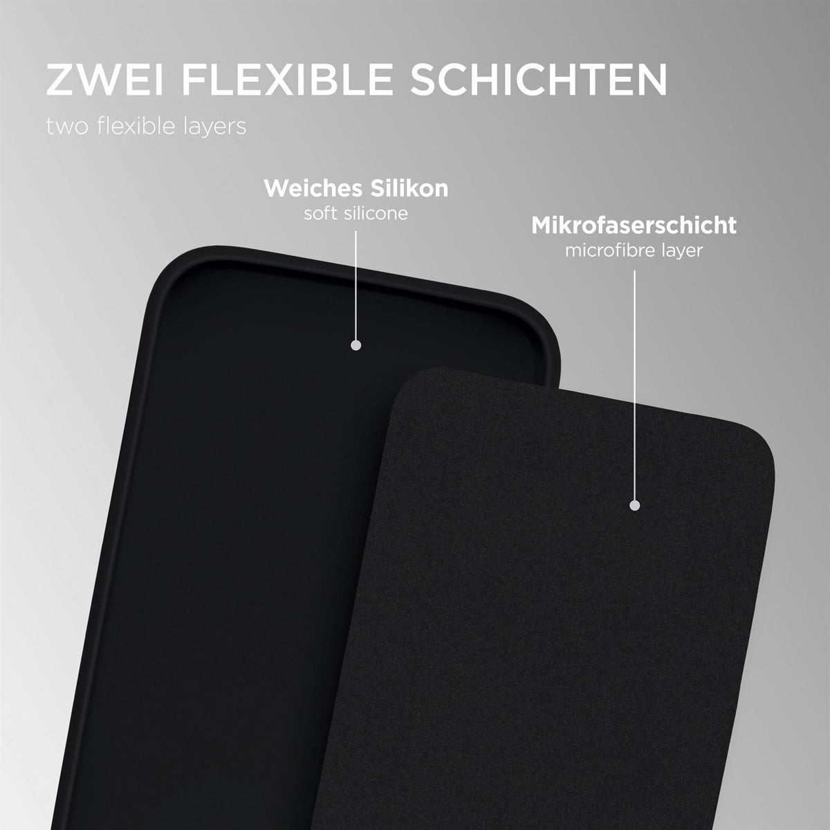 Soft Case für Xiaomi 17T in der Farbe Onyx Schwarz (Schwarz)