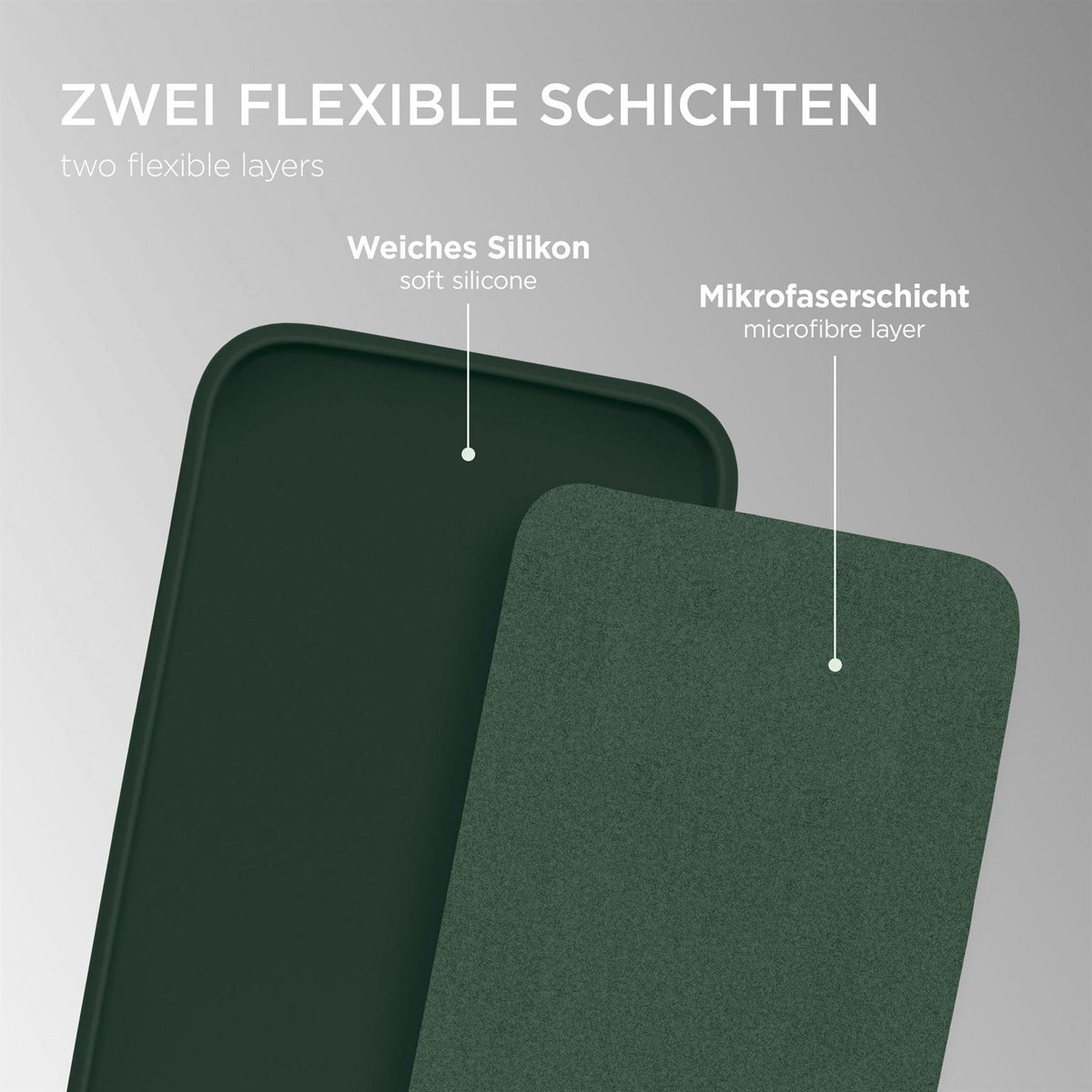 Soft Case für Xiaomi 17T Pro in der Farbe Petrol (Grün)