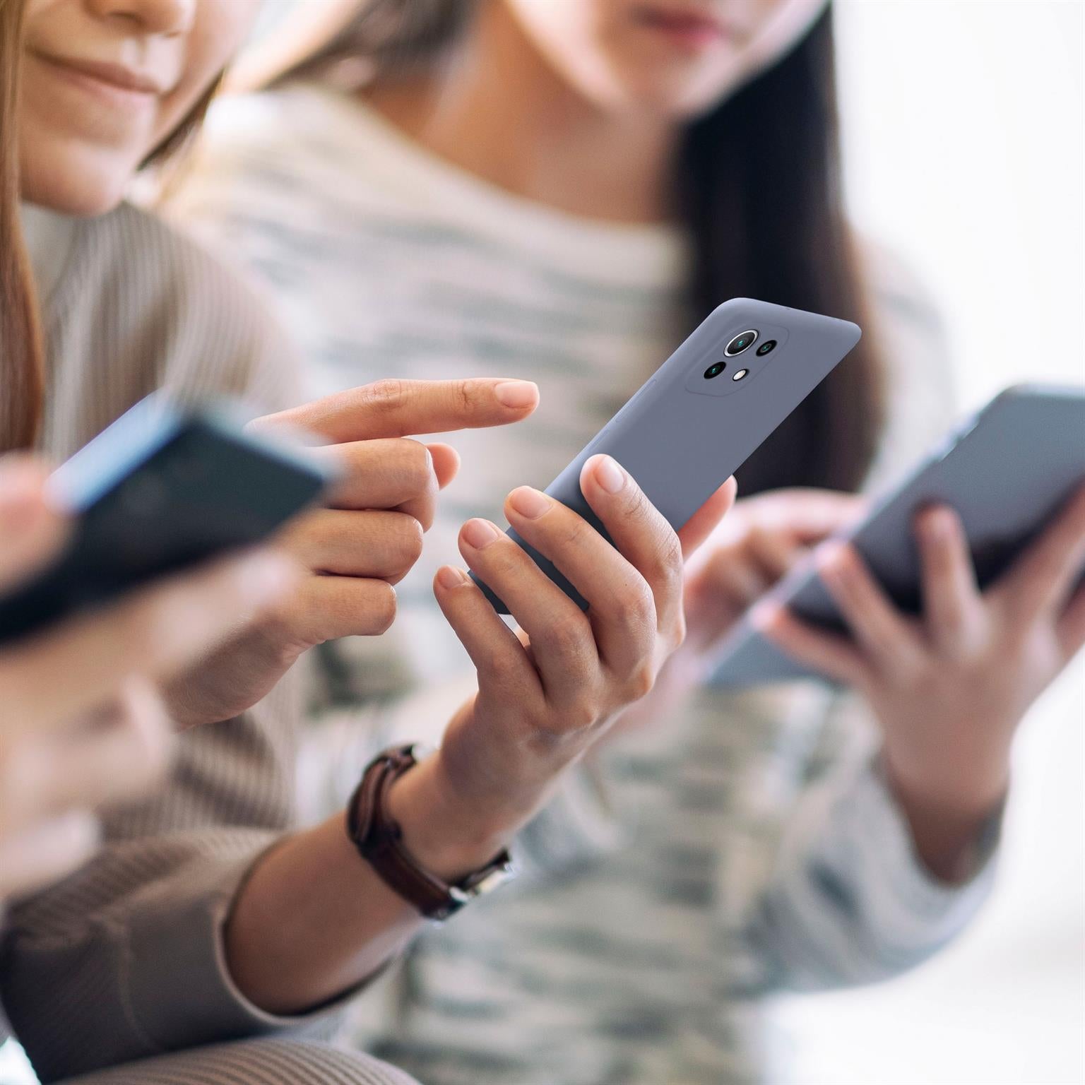 Soft Case für Xiaomi Mi 11 in der Farbe Lavendelgrau (Lila / Violett)
