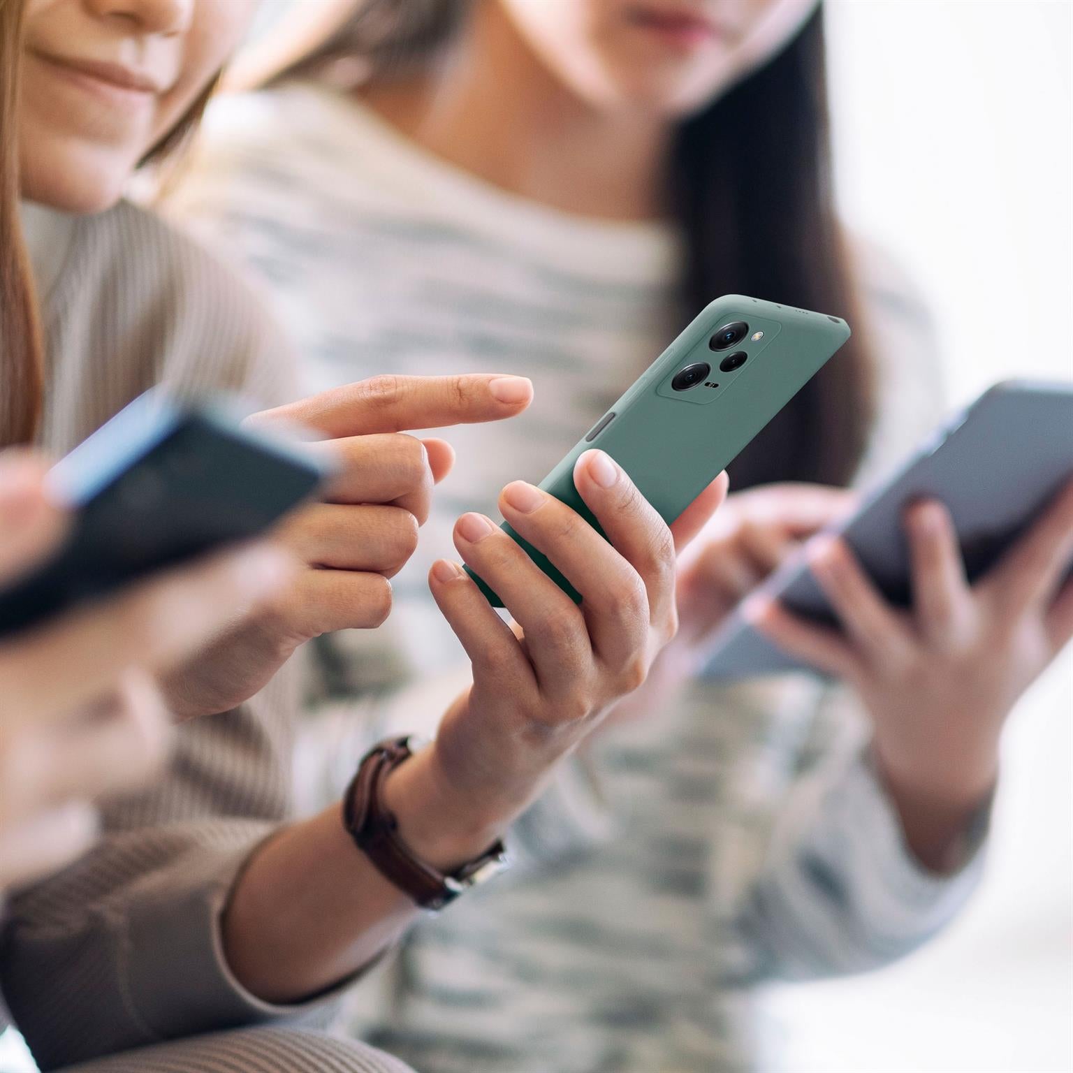 Soft Case für Poco X5 Pro 5G in der Farbe Petrol (Grün)