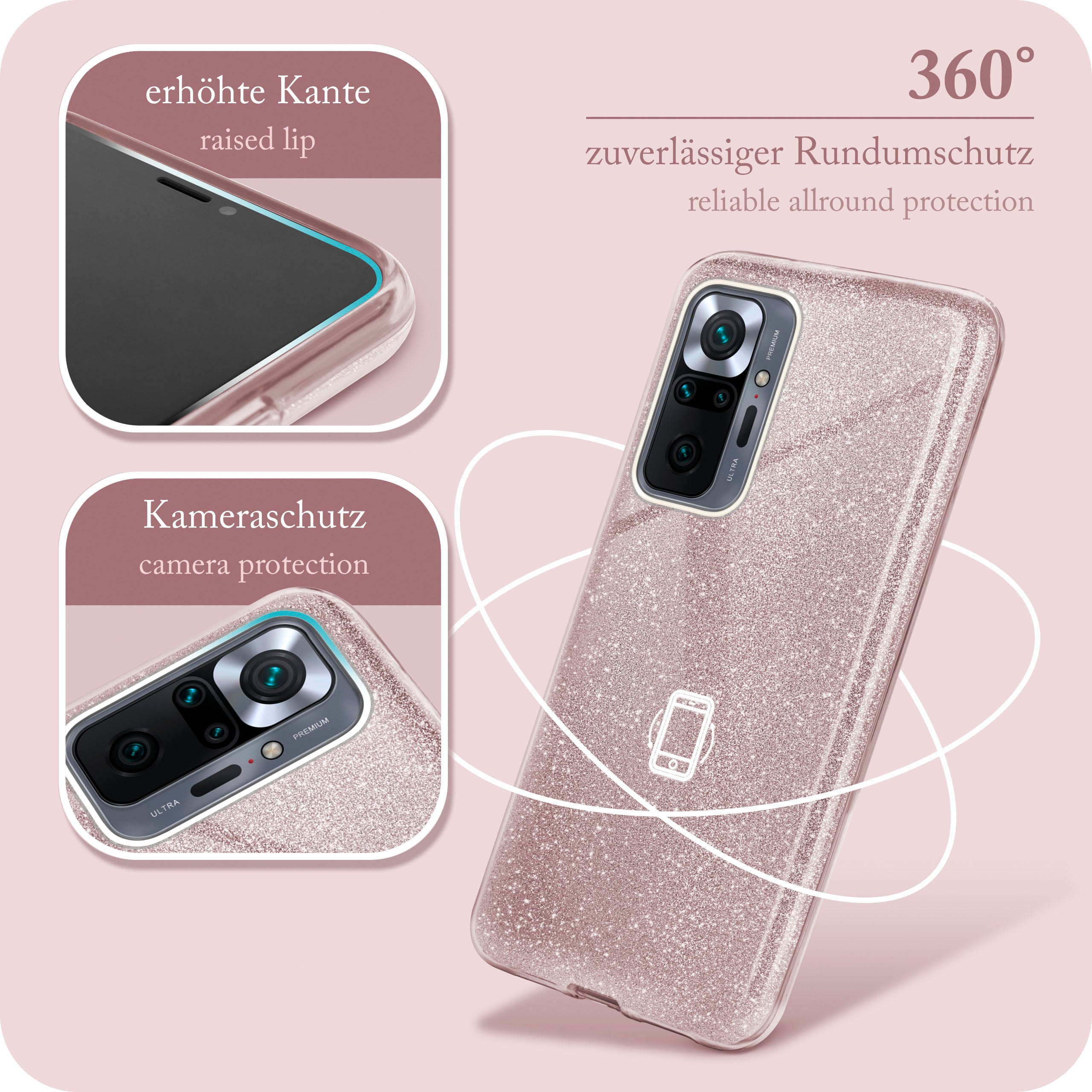 Glitter Case für Redmi Note 10 Pro