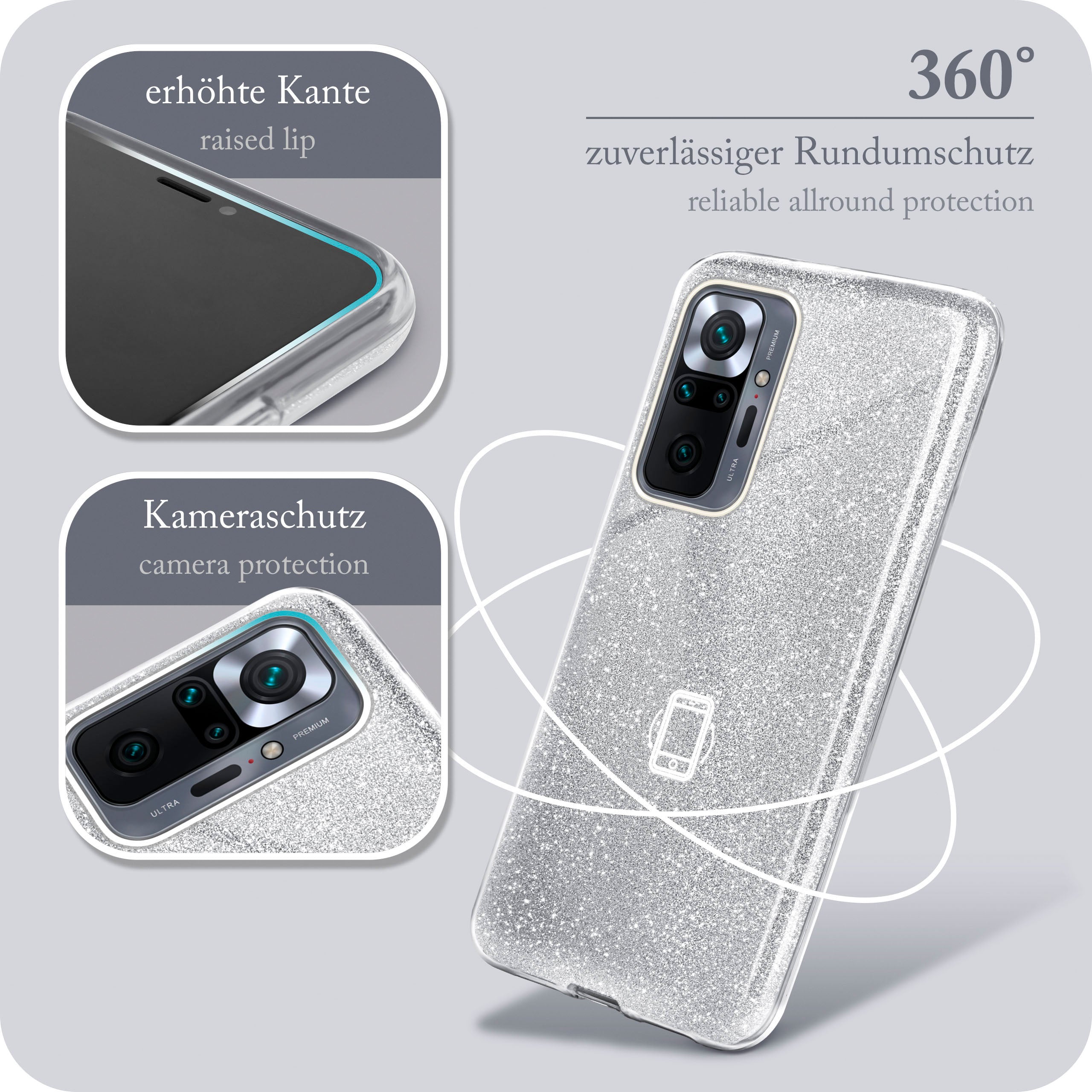 Glitter Case für Redmi Note 10 Pro