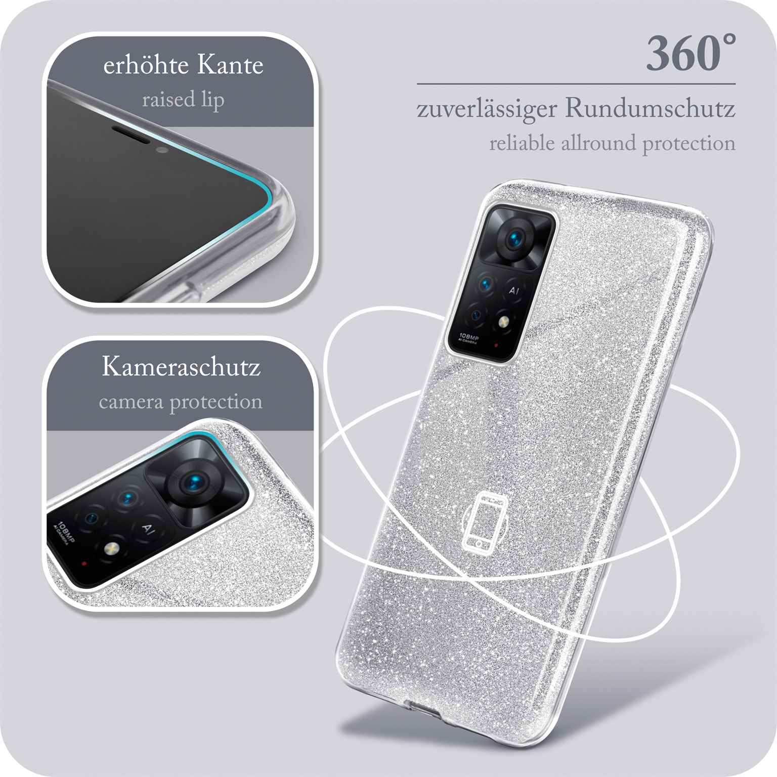 Glitter Case für Redmi Note 11 Pro