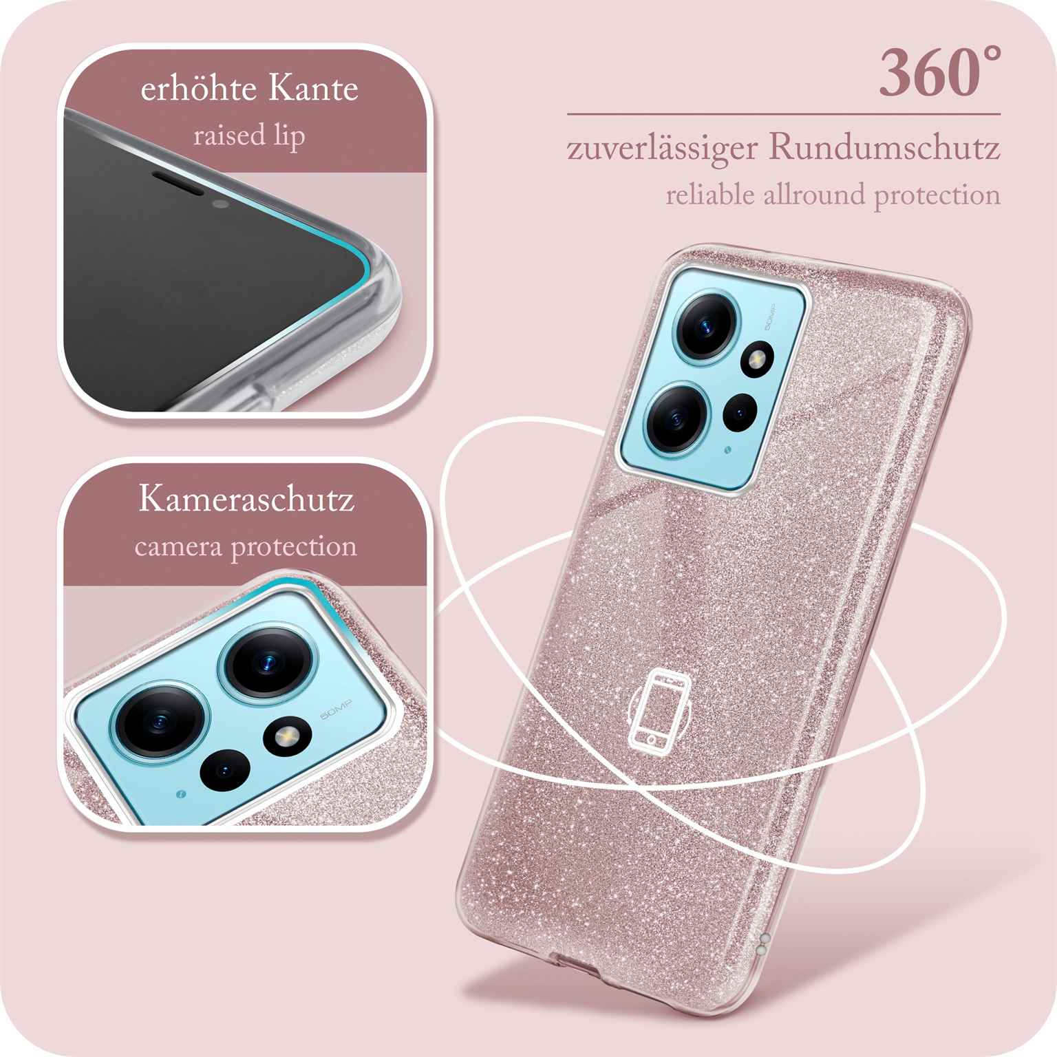 Glitter Case für Redmi Note 12 (4G)