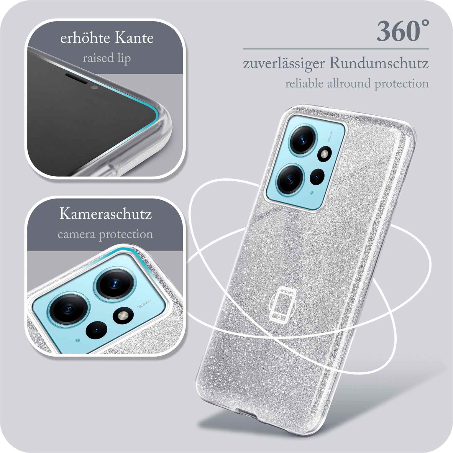 Glitter Case für Redmi Note 12 (4G)