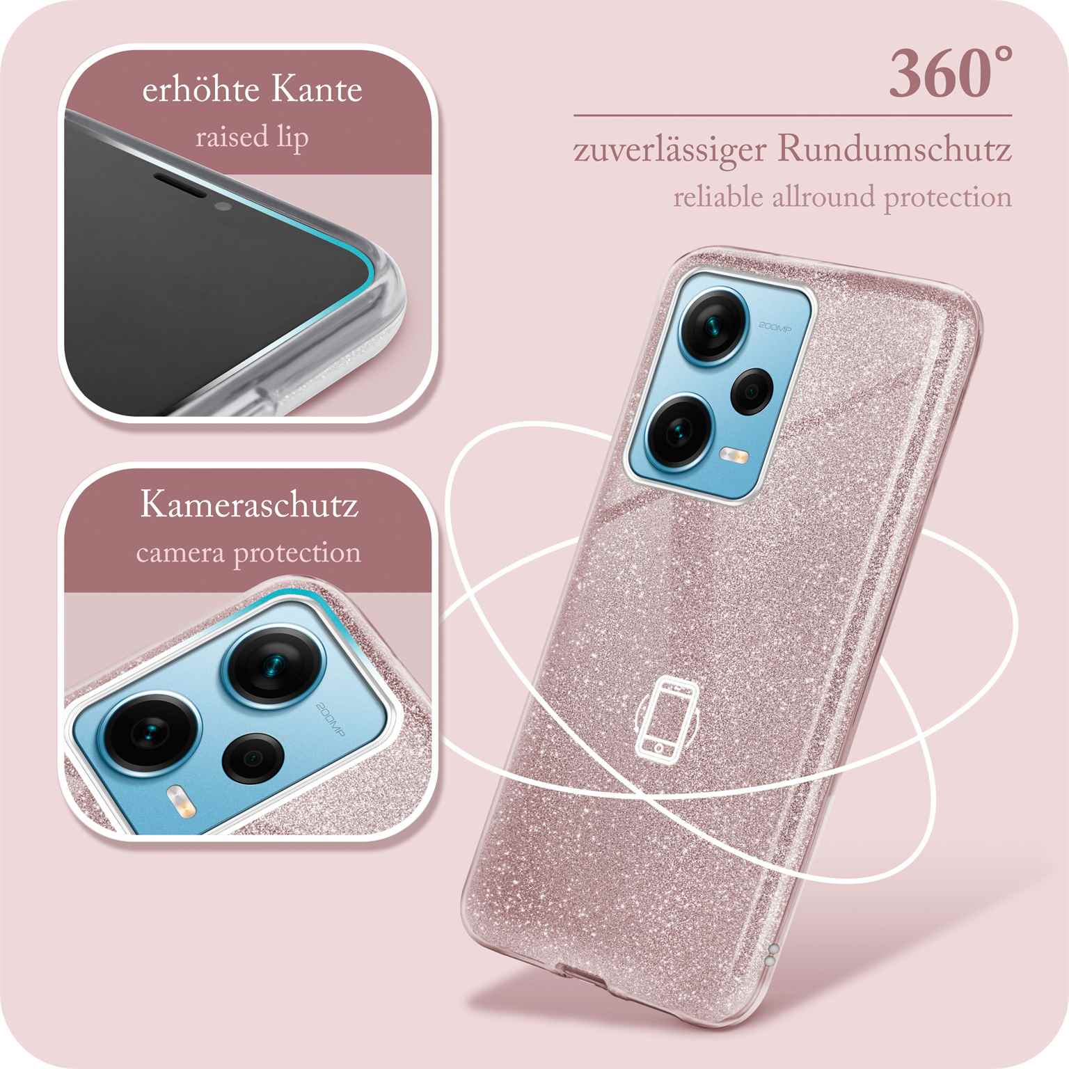 Glitter Case für Redmi Note 12 5G