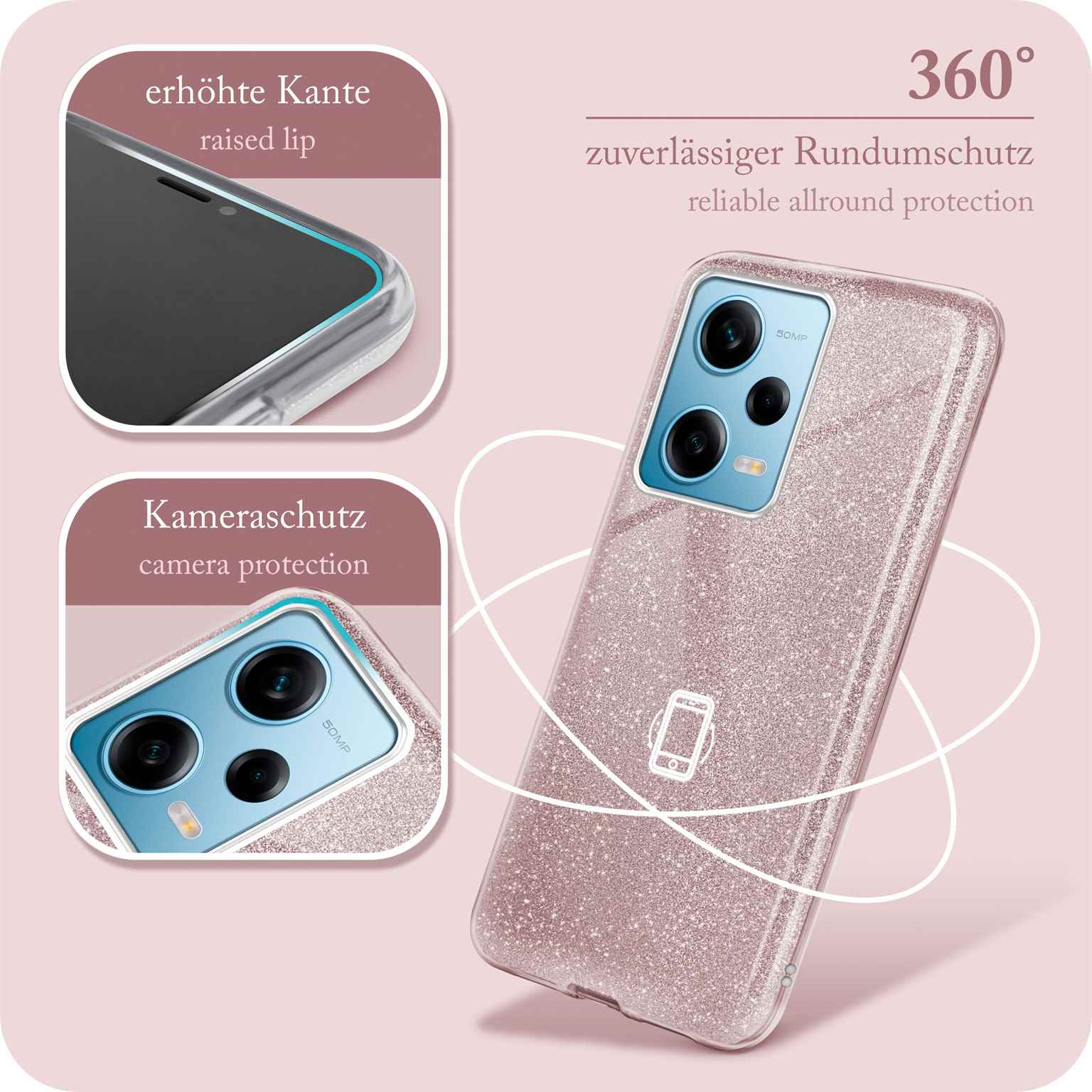 Glitter Case für Redmi Note 12 Pro 5G