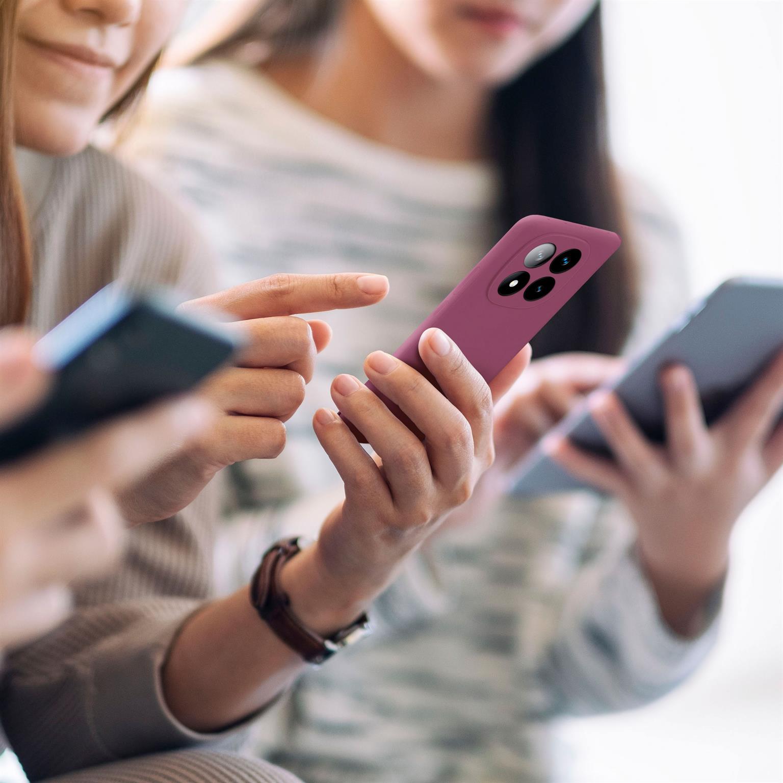 Soft Case für Redmi Note 14 Pro+ 5G in der Farbe Pflaume (Lila / Violett)